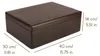 Creative Deco XL Bruine Houten Doos met Deksel Opbergdoos, Productafbeelding-voorbeeld 3