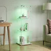INONEFT Glasvitrine Standvitrine mit LED-Beleuchtung, Türen Produktbild-Vorschau 9