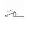 Rampenprofil Anpassungsprofil 8 x 16 x 2500 mm Produktbild-Vorschau 2