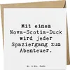 Mr. & Mrs. Panda Grußkarte Spruch Nova Scotia Duck Produktbild-Vorschau 1