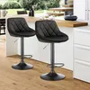 lot de 2 tabourets de bar en velours Tabouret de bistrot Voir les images du produit 2