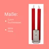 Sparset Stabkerzen LED mit Timer Klein+Groß ROT 4 Stück ROT Produktbild-Vorschau 4