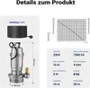 Schmutzwasserpumpe 370 W Tauchpumpe mit 1.500 l/h Produktbild-Vorschau 3