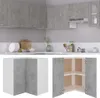 vidaXL Eckhängeschrank Betongrau 57x57x60 cm Holzwerkstoff Produktbild-Vorschau 12