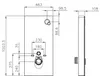 Sanitärmodul 805 für Wand-WC - Schwarz - Inkl. Produktbild-Vorschau 5
