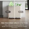 Deleca FreshAura filtres anti-odeurs 4 pièces, charbon de Voir les images du produit 2