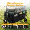 Faltbarer Bollerwagen Handwagen Strandwagen 200L Produktbild-Vorschau 7