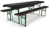 Beautissu Set di 3 cuscini per tavolo da birreria 70 cm Anteprima dell’immagine prodotto 2