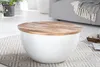 Stolik kawowy 60 cm, drewniany, designerski, nowoczesny, do Podgląd zdjęcia produktu 2