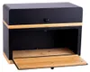 Czarny chlebak Pojemnik na chleb Chlebak czarna 38x28x18 cm Podgląd zdjęcia produktu 1