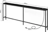 Consolidetafel met oplaadstation, 200 cm, zwart. Productafbeelding-voorbeeld 3