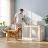 101cm Hundekäfig-Möbel, Hundebox für Zuhause mit 3 Türen | Produktbild-Vorschau 5