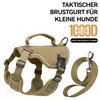 Hundegeschirr mit Leine, X-Design, verstellbar, kein Produktbild-Vorschau 4