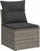 Eleganten-Stil 9-tlg. Garten-Lounge-Set mit Kissen Produktbild-Vorschau 4