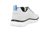 A white Skechers sneaker is shown from the side and back against a white background. Anteprima dell’immagine prodotto