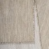 Outdoor Teppich Wetterfest 160x160 Rund Beige für Camping Produktbild-Vorschau 4