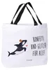 Mr. & Mrs. Panda Tote Bag Orca Zylinder - Weiß - Geschenk, Produktbild-Vorschau 2