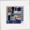 Henzo cadre photo en plastique Napoli 30x30 cm blanc verre Voir les images du produit 1