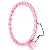 A pink hula hoop with a weighted ball attached. Podgląd zdjęcia produktu