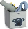 ZELLER Boîte de rangement pour enfants textile, gris, koala Voir les images du produit 4