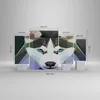 Bild auf Leinwand - Leinwandbild - Hund Husky Portrait - Produktbild-Vorschau 3