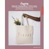 Borsa della spesa personalizzata - immagini di fiori neri Anteprima dell’immagine prodotto 2