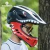 Kask dziecięcy z odpinana szczęką 2w1 ROCKBROS TT-32005 Red Podgląd zdjęcia produktu 9