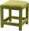 Casa Padrino Luxus Hocker Grün 47 x 47 x H. 52,5 cm - Luxus Produktbild-Vorschau 1