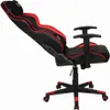 A gaming chair is shown from the side, reclined. Produktbild-Vorschau