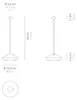 Stolní lampa LED Pina Pro, matně černá, dobíjecí a Náhled obrázku produktu 15