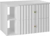 Waschtischunterschrank 80.6cm Izae mit 2 Schubladen, Weiß Produktbild-Vorschau 1