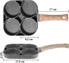 Poêle à crêpes, œufs, crêpes, beignets, 4 fentes Voir les images du produit 16