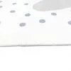Tappeto per bambini cuore a pois morbido in crema, grigio Anteprima dell’immagine prodotto 4