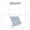 Bc-elec - HHYVA2512-Bluewhite Tenda a scomparsa manuale per Anteprima dell’immagine prodotto 2