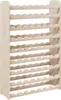 vidaXL Stojan na víno 72,5x25x111,5 cm z masivního Náhled obrázku produktu 1