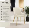 Chaise rembourrée Avane, aspect velours, capacité de charge Voir les images du produit 2