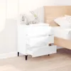 vidaXL Kredens biały wysoki połysk 60x35x70 cm materiał Podgląd zdjęcia produktu 2