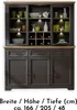 Innostyle Jasmin Buffetschrank inkl. LED-Beleuchtung Produktbild-Vorschau 4