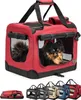 lionto Hundetransportbox faltbar, stabile Stoffbox mit Produktbild-Vorschau 1