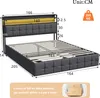 Čalouněná postel Fortuna Lai 160x200 cm s USB a zásuvkami, Náhled obrázku produktu 4