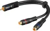 Goobay 50930 Cavo adattatore audio a Y, spina RCA stereo a Anteprima dell’immagine prodotto 1