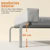PawHut Hundeliege Outdoor, Erhöhtes Hundebett für Produktbild-Vorschau 4