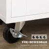 HOMCOM Küchenwagen rollbar Servierwagen Küchentrolley für Produktbild-Vorschau 5