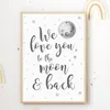We Love You to the Moon and Back - 3er Set Bilder Produktbild-Vorschau 4