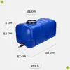 Garronda Wassertank 280 Liter Wasserbehälter mit Deckel Produktbild-Vorschau 2