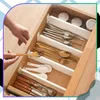 EDIBAZZAR | Séparateurs de tiroirs, blancs, réglables, lot Voir les images du produit 7