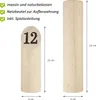 WELLGRO Zahlen-Wurfspiel – Kegelspiel Outdoor Spiel für Produktbild-Vorschau 2