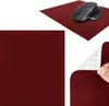 Selbstklebende Mausunterlage 22x19cm – Velour Bordeaux - Produktbild-Vorschau 1