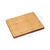 A bamboo cutting board with dimensions indicated by text overlays. Podgląd zdjęcia produktu