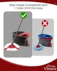 5 Pack Moppköpfe Ersatz Kompatibel mit O Cedar/Vileda Produktbild-Vorschau 2